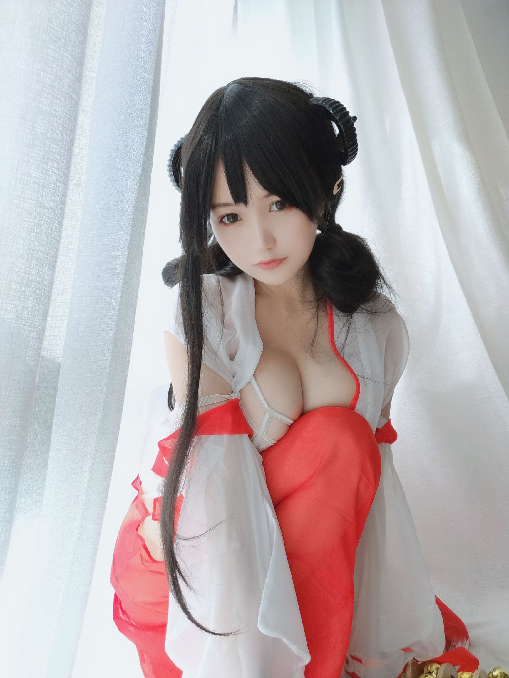 [网红COSER]动漫博主小仓千代w巫女插图4